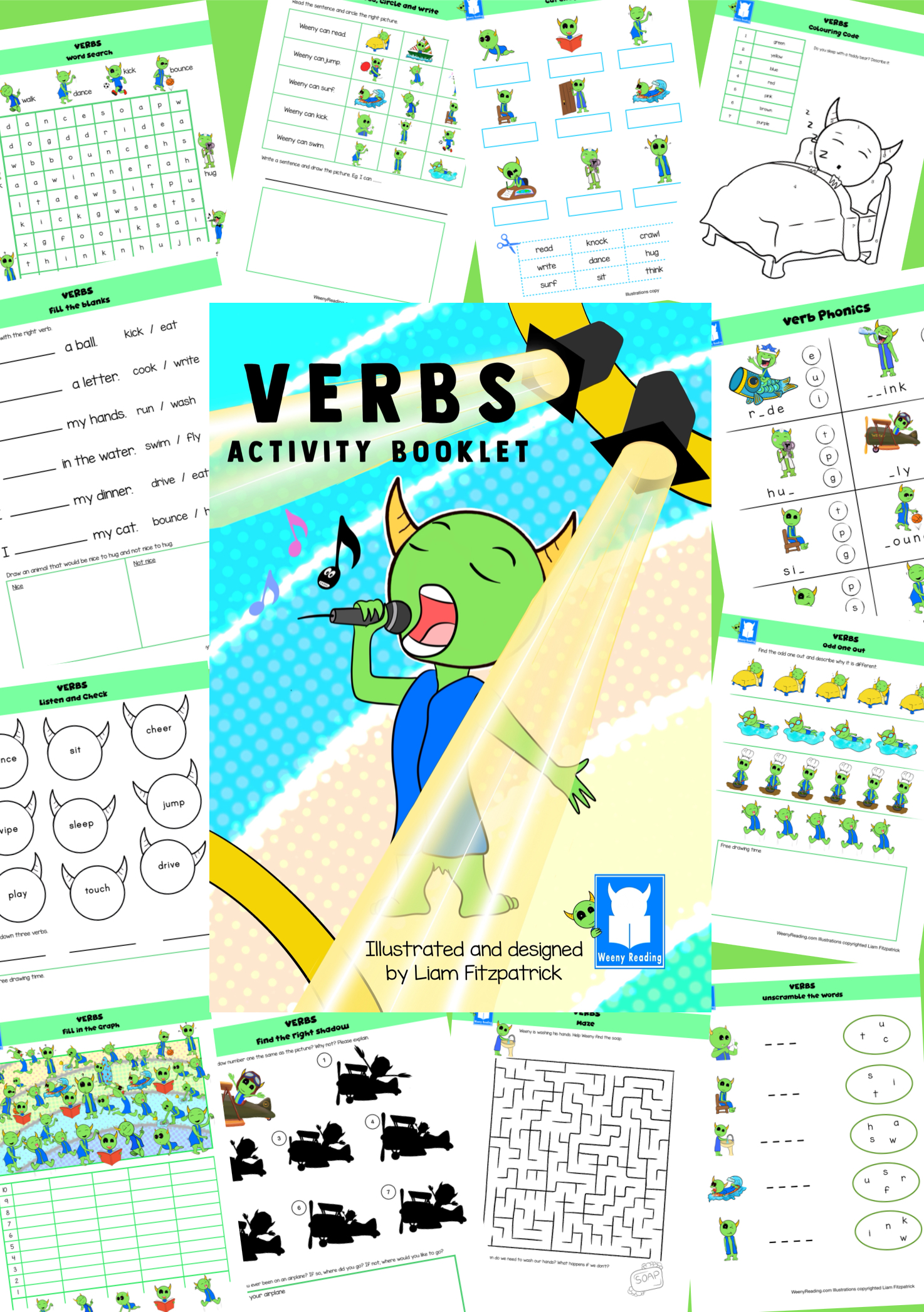 VERBS – Activity Booklet & Flashcards – Liam Fitzpatrick